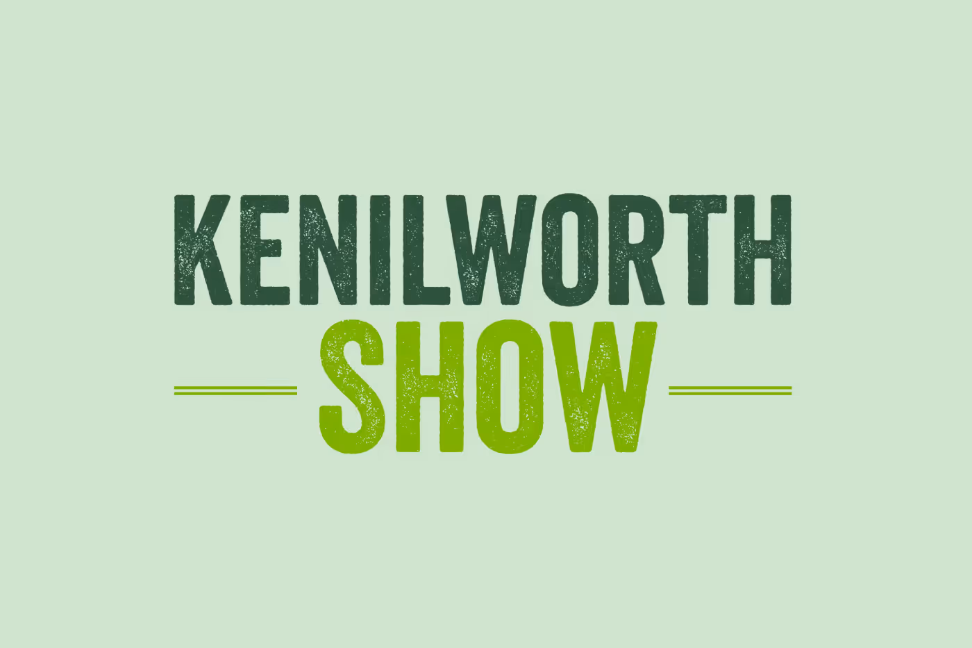 The Kenilworth Show